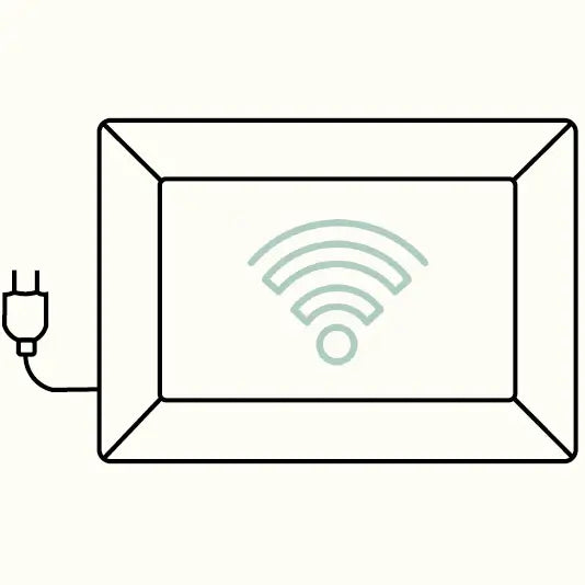 Digital frame connect to WiFi