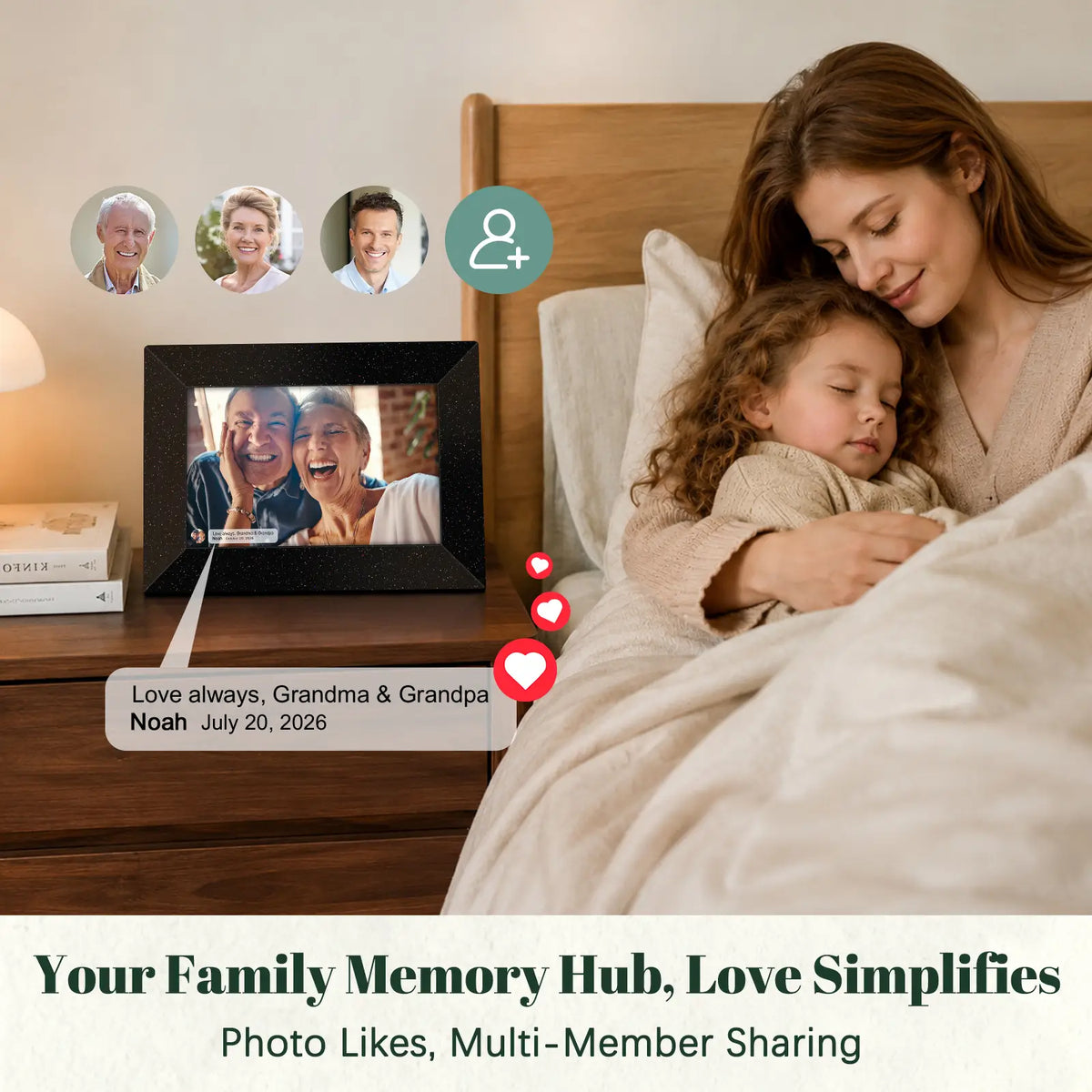Frameo WiFi Digital Picture Frame 10.1" - E3 Darkstar