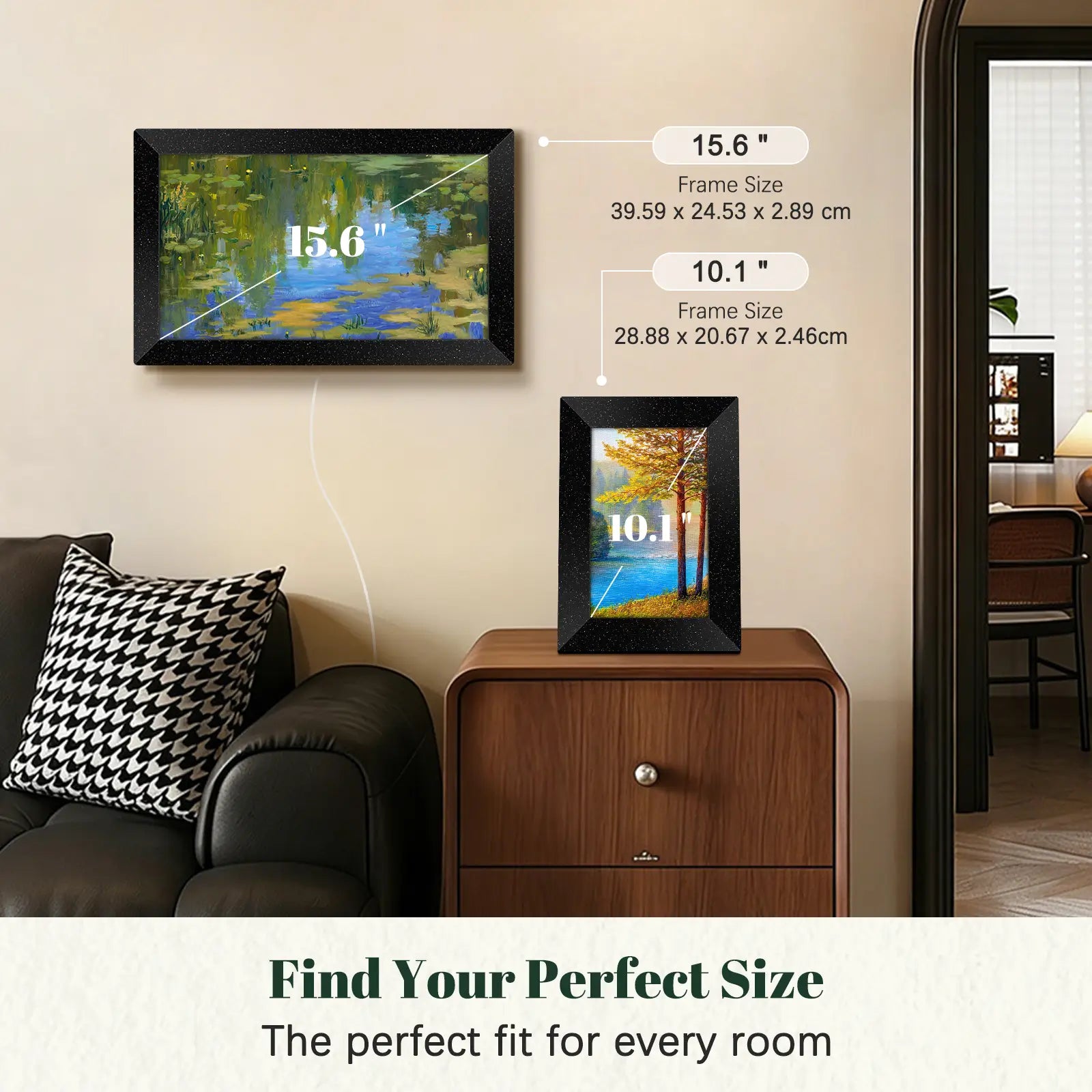 Frameo WiFi Digital Picture Frame 10.1" - E3 Darkstar