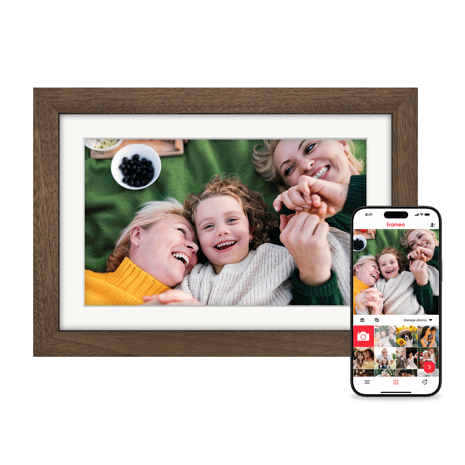 Eptusmey 10.1" Digital Photo Frame (Frameo)
