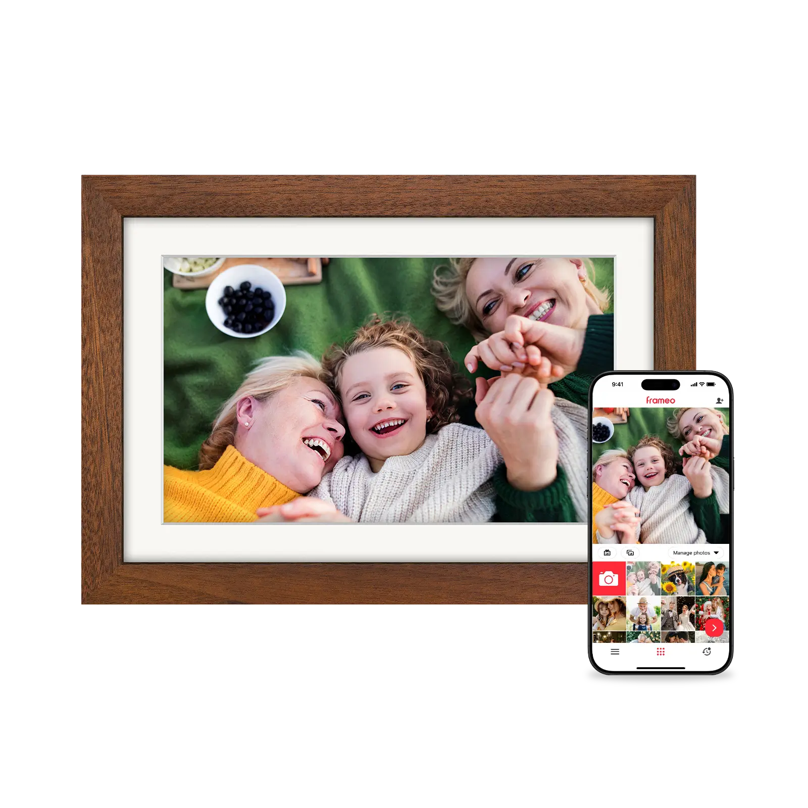 wifi-frameo-digital-picture-frame-walnut-wood