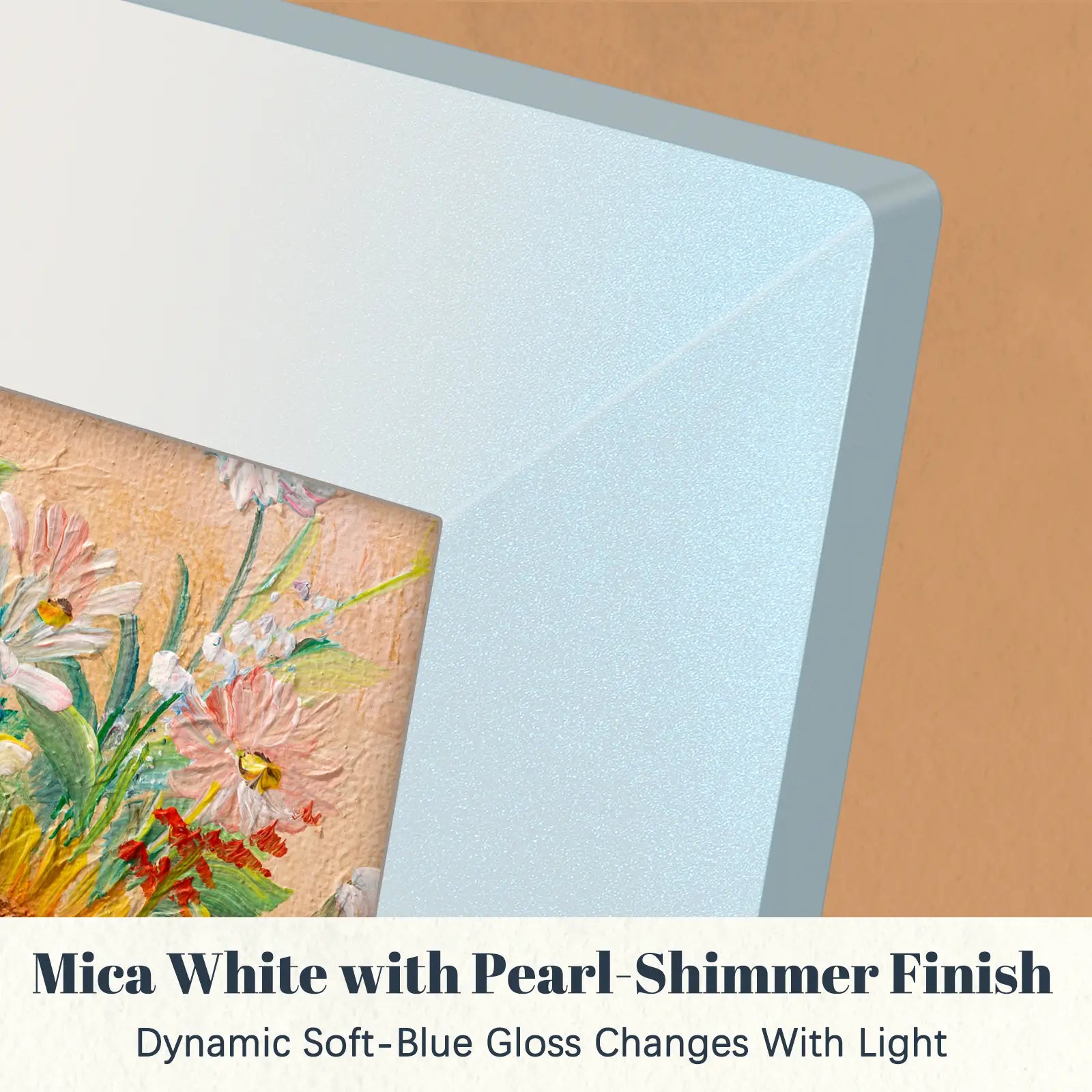 Frameo WiFi Digital Picture Frame 10.1" - Mica White