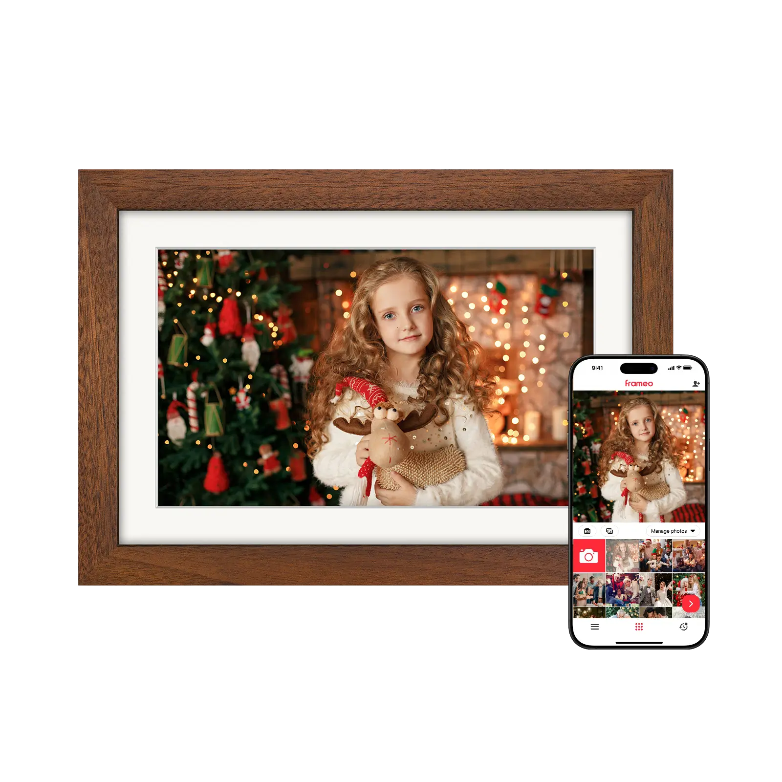 Eptusmey 10,1 Zoll Digitaler Bilderrahmen (Frameo)