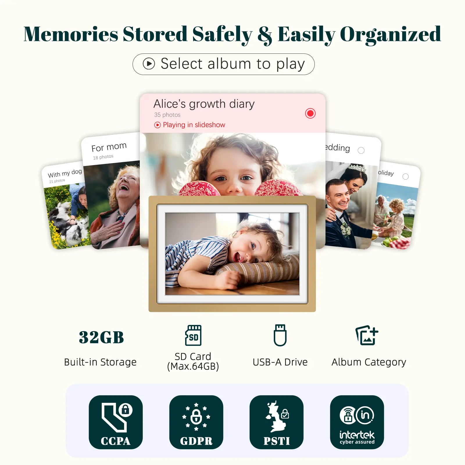 gold-digital-frame-albums-organize-your-photo