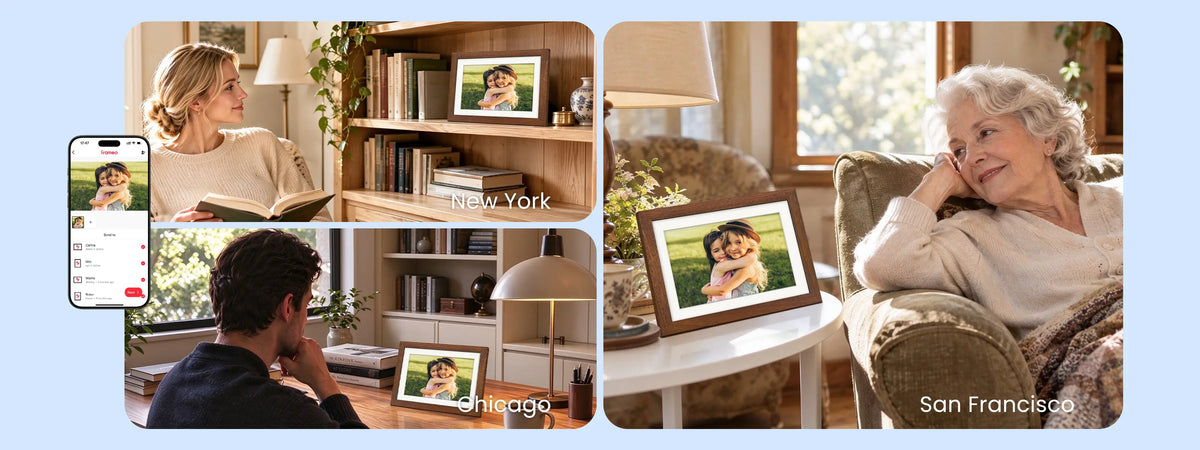 share photo to multiple frames via Frameo